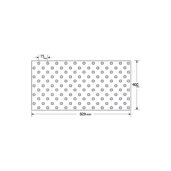 Dalle Podotactile Exteline Adhésive Pour Extérieur Blanche Dimensions 820x400 Mm épaisseur 7 Mm Romus 4205 -Construire Un Magasin D'outils d4220