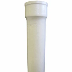 Dauphin Droit En Fonte Rheinzink Blanc - Tuyau De Descente 100 MM - 1 M