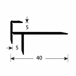 Nez De Marche Percé à Double Arrêt De 5 Mm En Alu Incolore 5 Nez De Marche Percé à Double Arrêt De 5 Mm En Alu Incolore -Construire Un Magasin D'outils dimensions nez marche 3