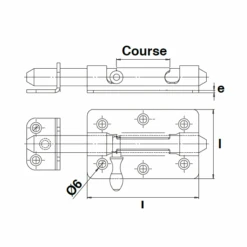 Verrou Box Bouton Poire Gâche Ø 12mm Longueur 80mm Inox 316 Brossé -Construire Un Magasin D'outils dimensions verrou box poire