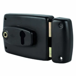 Serrure En Applique Horizontale à Fouillot Pour Grille - Freelox - Axe 60 Mm - Sens Droit