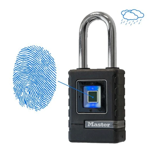 Cadenas De Sécurité Biométrique étanche - Master Lock - Noir 4 Cadenas De Sécurité Biométrique étanche - Master Lock - Noir – Image 4