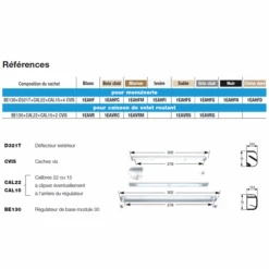 Entrée D'air Autoréglable Nicoll - Marron Foncé - 300mm - Mortaise De 250x12mm -Construire Un Magasin D'outils entree air nicoll universelle autoreglable1eahf