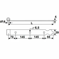 Penture Feston Percée Torbel Blanc 39 X 4 Mm Gond 14 Mm Longueur 560 Mm 5 Penture Feston Percée Torbel Blanc 39 X 4 Mm Gond 14 Mm Longueur 560 Mm -Construire Un Magasin D'outils fest 1