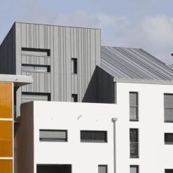 Feuille De Zinc VMZINC - Aspect Quartz-Zinc - 1,00x2,00 MM - épaisseur 0,65 MM -Construire Un Magasin D'outils feuille quartz2