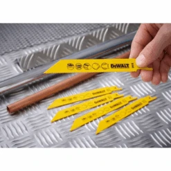 Lame De Scie Sabre Métal Dewalt DT2384-QZ Coupe 3 Mm 152 Mm - Lot De 5 -Construire Un Magasin D'outils fin