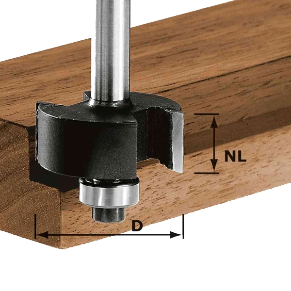 Fraise Feuillurer Festool HW S8 D31,7/NL 12,7 Queue Ø 8 Mm 9,5 Mm 2 Fraise Feuillurer Festool HW S8 D31,7/NL 12,7 Queue Ø 8 Mm 9,5 Mm – Image 2