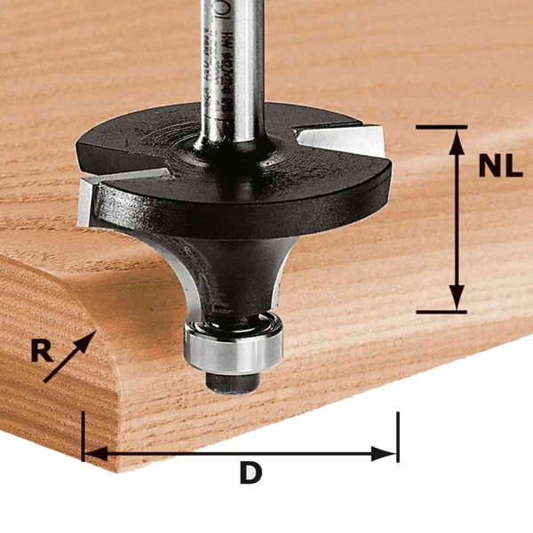 Fraise Profiler Quart De Rond Moulures HW S8 Festool 8 Mm Rayon 4 Mm 2 Fraise Profiler Quart De Rond Moulures HW S8 Festool 8 Mm Rayon 4 Mm – Image 2