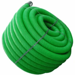 Gaine TPC Verte Avec Tire-fil - Diamètre 40 Mm - Longueur 25 M