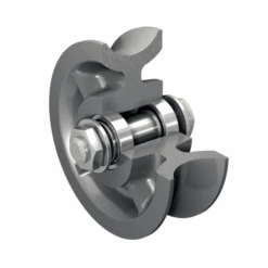 Galet En Fonte à Gorge Ronde - Roulement Billes - Ø Rail 20 Mm - 250 Kg - Lot De 2