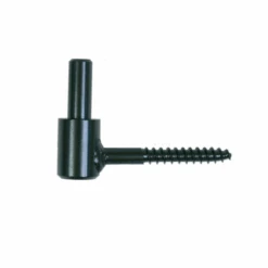 Gond Volet Battant Bois Clavette Soudée Queue Filet Ø 14 Mm Acier Noir