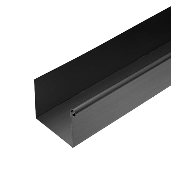 Gouttière Carrée En Zinc Anthra-Zinc VMZINC - 333 MM - ép. 0,65 MM - 4 M 1 Gouttière Carrée En Zinc Anthra-Zinc VMZINC - 333 MM - ép. 0,65 MM - 4 M