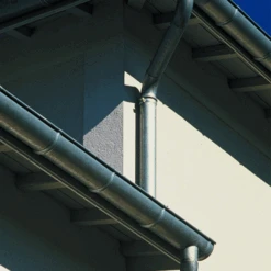 Gouttière Lyonnaise En Zinc Naturel VMZINC - 333 MM - ép. 0,65 MM - 4 M -Construire Un Magasin D'outils goutt lyo2