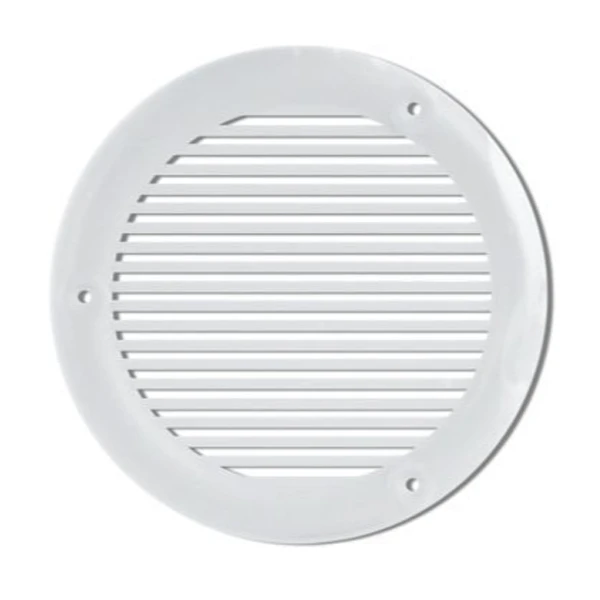Grille De Ventilation Ronde Intérieure / Extérieure - Ø 103 Mm - Blanc 2 Grille De Ventilation Ronde Intérieure / Extérieure - Ø 103 Mm - Blanc – Image 2