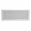Grille De Ventilation Nicoll - Démontable Et Avec Moustiquaire - 299 X 108 Mm - Polystyrène