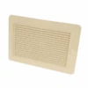 Grille De Ventilation Spéciale Façade Nicoll - Avec Moustiquaire - 323 X 226 Mm - Polystyrène Sable