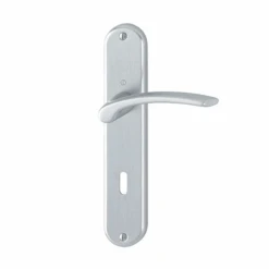 Poignée Porte Clé En L Ibiza Hoppe Alu Chromé Porte 40-46 Mm Carré 7mm