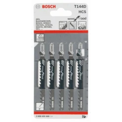 Lame Scie Sauteuse Bois T144D Speed For Wood Bosch Jeu 5 Lames -Construire Un Magasin D'outils imageproduct309779