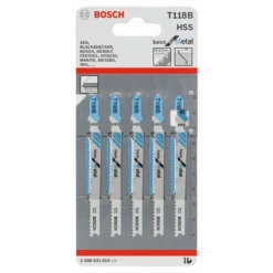 Bosch Lame De Scie Sauteuse Pour Métal T 118 B Jeu De 5 Lames : 2608631014 -Construire Un Magasin D'outils imageproduct351449 2