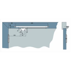 Limiteur D’ouverture Avec Glissière Patte Plate Argent Groom 693901