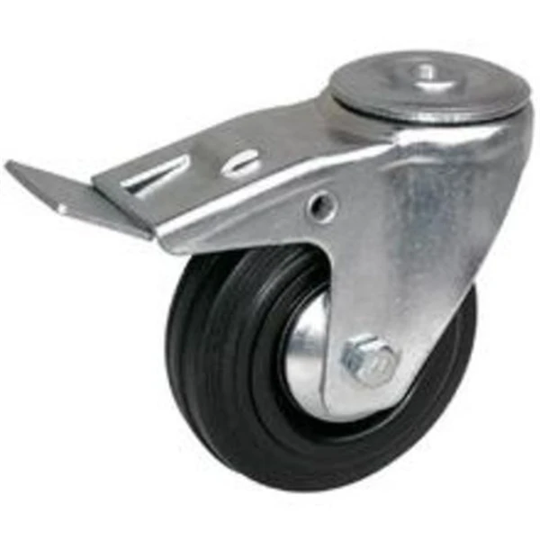 Roulette à Oeil Frein Caoutchouc Noir Ø125mm PRODIF-SOMEC 004056 2 Roulette à Oeil Frein Caoutchouc Noir Ø125mm PRODIF-SOMEC 004056 – Image 2