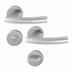 Ensemble Poignées Sur Rosace à Condamnation - Trondheim Hoppe