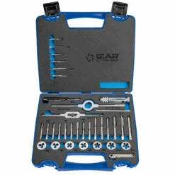 Coffret Jeu De Tarauds à Main M3 à M12 Avec Porte-tarauds