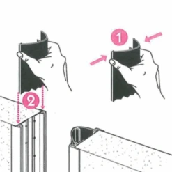 Joint Isolation Coupe-feu Porte Va-et-vient 36-44 Mm 2.5 M Noir -Construire Un Magasin D'outils joint isolation porte coupe