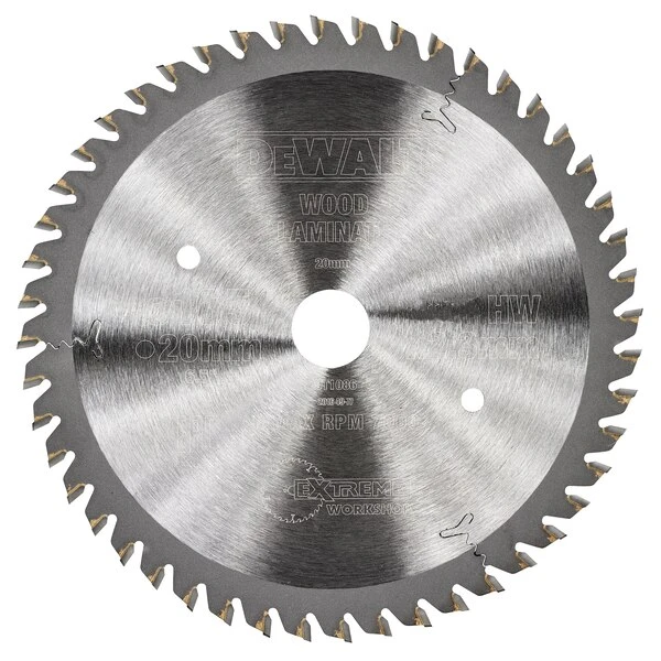 Lame Bois Dewalt DT1086-QZ Extrême Workshop 165x20 Mm 48 Dents 1 Lame Bois Dewalt DT1086-QZ Extrême Workshop 165x20 Mm 48 Dents