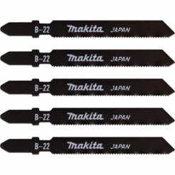 Lame Scie Sauteuse Métal Pvc Alu Inox HSS B-22 Makita - Lot De 5
