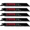 Lame Scie Récipro Bois Humide Plâtre HCS Makita 4 Dents 150 Mm Lot De 5