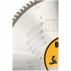 Lame De Scie Circulaire Stationnaire 355x25.4mm 100 Dents TCG/aluminium - Dewalt -Construire Un Magasin D'outils lame scie circulaire