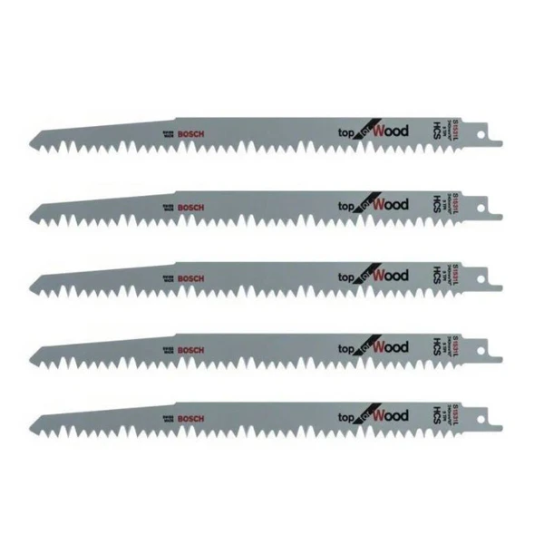 Lame Scie Sabre S1531L Bosch Bois Brut Et Vert Acier Longueur 240 Mm X5 2 Lame Scie Sabre S1531L Bosch Bois Brut Et Vert Acier Longueur 240 Mm X5 – Image 2