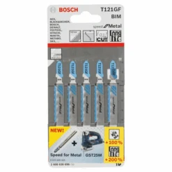 Lame Scie Sauteuse Bosch T 121 GF Speed For Metal Jeu De 5 Lames