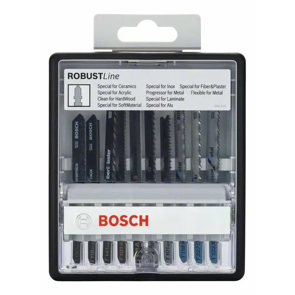 Lame Scie Sauteuse T Bosch Top Expert Robust Line Coffret De 10 Lames 2 Lame Scie Sauteuse T Bosch Top Expert Robust Line Coffret De 10 Lames – Image 2
