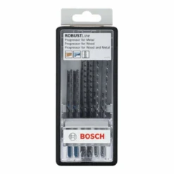 Lame Scie Sauteuse T Bosch Robust Line Progressor Bois Métal Coffret 6