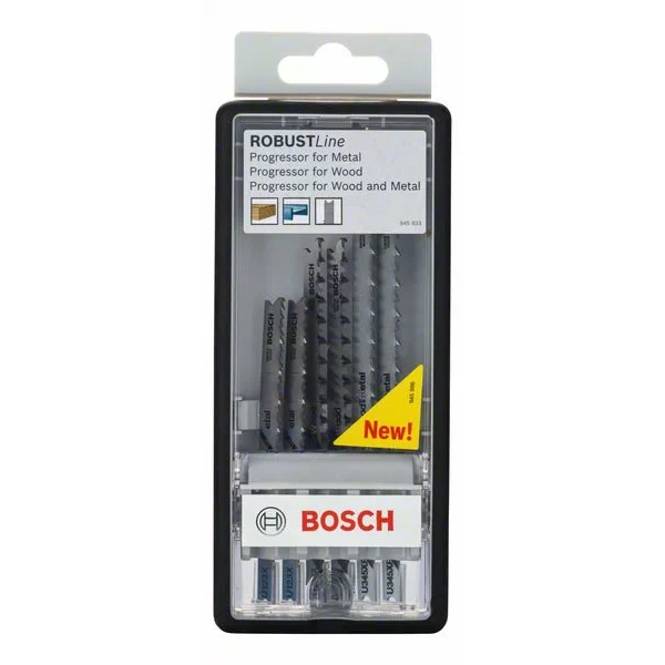 Lame Scie Sauteuse U Bosch Robust Line Progressor Bois Métal Coffret 6 2 Lame Scie Sauteuse U Bosch Robust Line Progressor Bois Métal Coffret 6 – Image 2