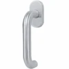 Poignée De Fenêtre à Béquille Vachette Linox 492 Inox Sur Bloc Platine