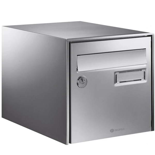 Boîte Aux Lettres Decayeux Loft Inox Double Face Goulotte Antivol 125250 1 Boîte Aux Lettres Decayeux Loft Inox Double Face Goulotte Antivol 125250