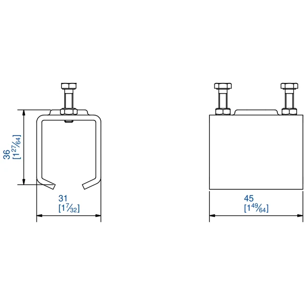Manchon De Raccordement Mantion 2521M Pour Rail 2525F 2 Manchon De Raccordement Mantion 2521M Pour Rail 2525F – Image 2