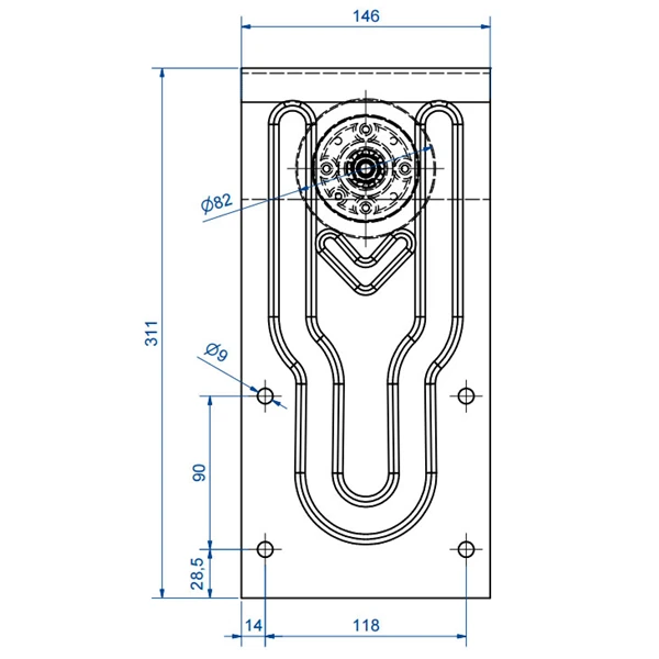 Monture Galet Flasque Acier Pour Porte Coulissante 100 Kgs Mantion ROC2A 2 Monture Galet Flasque Acier Pour Porte Coulissante 100 Kgs Mantion ROC2A – Image 2