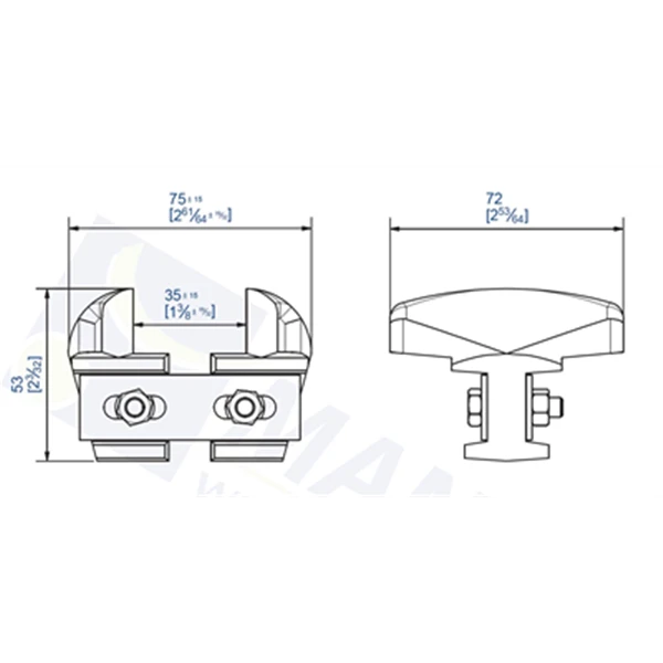 Sabot Fonte Réglable (21 à 50 Mm) Pour Porte Courante : Mantion 1011 1 Sabot Fonte Réglable (21 à 50 Mm) Pour Porte Courante : Mantion 1011