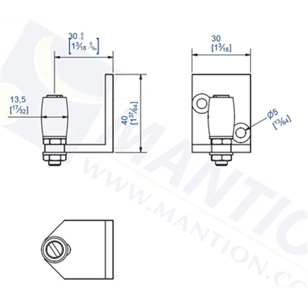 Guide Olive Pour Rail U 25x17 : Mantion 1054 3660720005265 2 Guide Olive Pour Rail U 25x17 : Mantion 1054 3660720005265 – Image 2