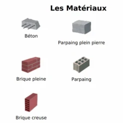 Pièce Gond Angle Isolation Extérieur ING Fixations Lot De 4 -Construire Un Magasin D'outils materiaux application 1