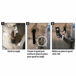 Pièce Gond Angle Isolation Extérieur ING Fixations Lot De 4 -Construire Un Magasin D'outils mise en oeuvre installation