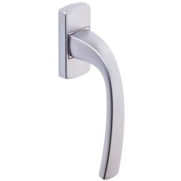 Poignée De Fenêtre à Béquille Vachette Muze Chrome Velours Bloc Platine 1 Poignée De Fenêtre à Béquille Vachette Muze Chrome Velours Bloc Platine