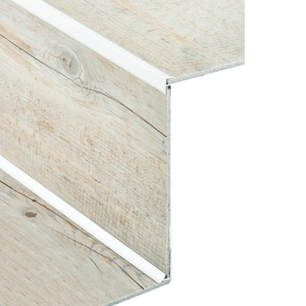 Nez De Marche Percé à Double Arrêt De 5 Mm En Alu Incolore 2 Nez De Marche Percé à Double Arrêt De 5 Mm En Alu Incolore – Image 2