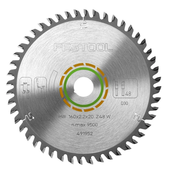 Lame Scie Circulaire Spéciale 160x2.2x20 TF52 Festool 496306 2 Lame Scie Circulaire Spéciale 160x2.2x20 TF52 Festool 496306 – Image 2
