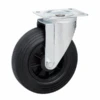 Roulette Sur Platine Pivotante Caoutchouc Noir Diamètre 200 Mm PRODIF-SOMEC 022276