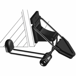 Poignée Et Arrêt De Volet BlocVolet Bras Allongé Noir Monin 152140 -Construire Un Magasin D'outils p151272 pic2